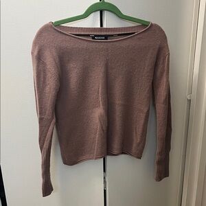 NAADAM Women's Dusty Rose Crew Neck Sweater